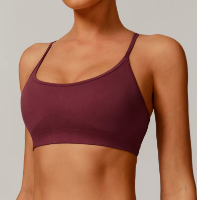Crossback Strappy Sports Bra