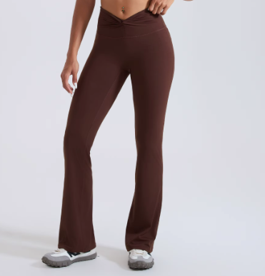 BareLift Knot-Waist Flare Pants