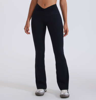 BareLift Knot-Waist Flare Pants