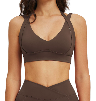 Sculpt Open-Back Yoga Bra