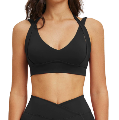 Sculpt Open-Back Yoga Bra